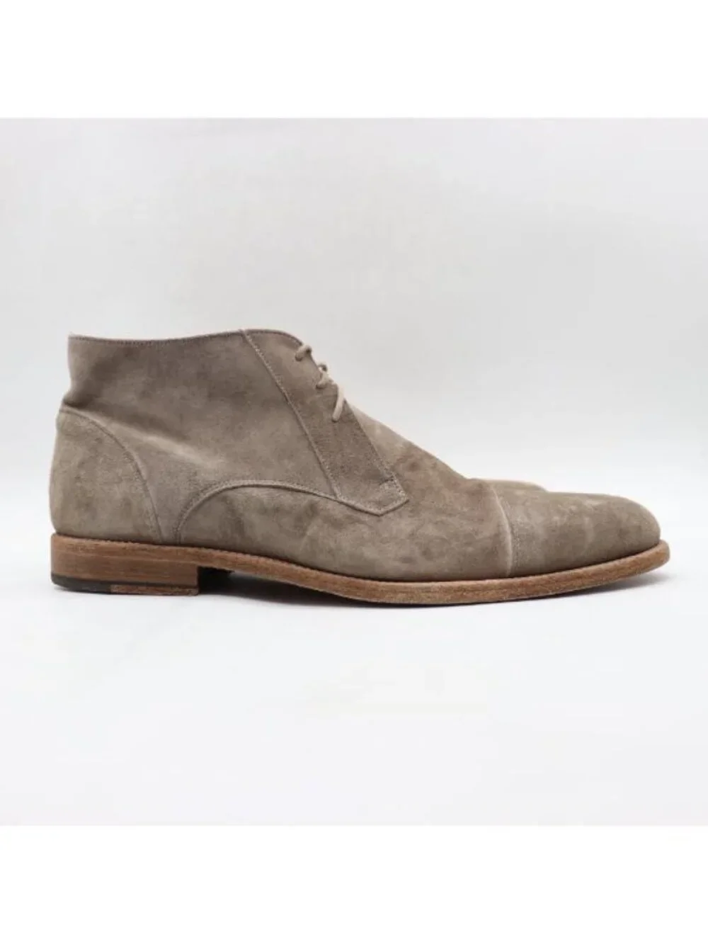 Cole Haan Chukka Shoes Tan Suede Men’s Size 11.5 M Casual Lace Up Made in Italy
